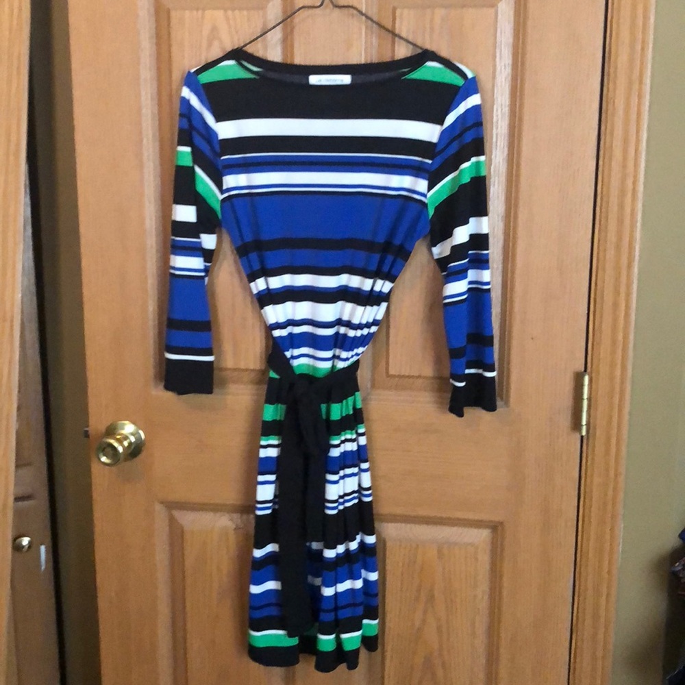 Striped shift dress